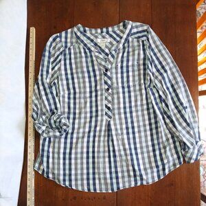 Christopher & Banks Size X 3/4 sleeve Blouse